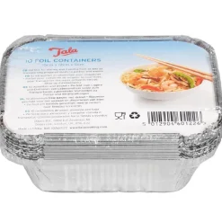Tala Aluminium Bakvorm met Deksel 15x12x5cm Set/10 Hot