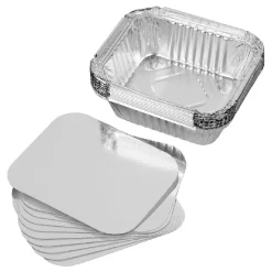 Tala Aluminium Bakvorm met Deksel 15x12x5cm Set/10 Hot
