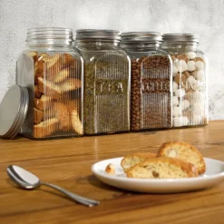Tala Glazen Voorraadpot met Deksel 1250ml Discount