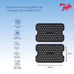 Tala Siliconen Inlegvel Airfryer Rechthoek 19,5x13cm Set/2 Online