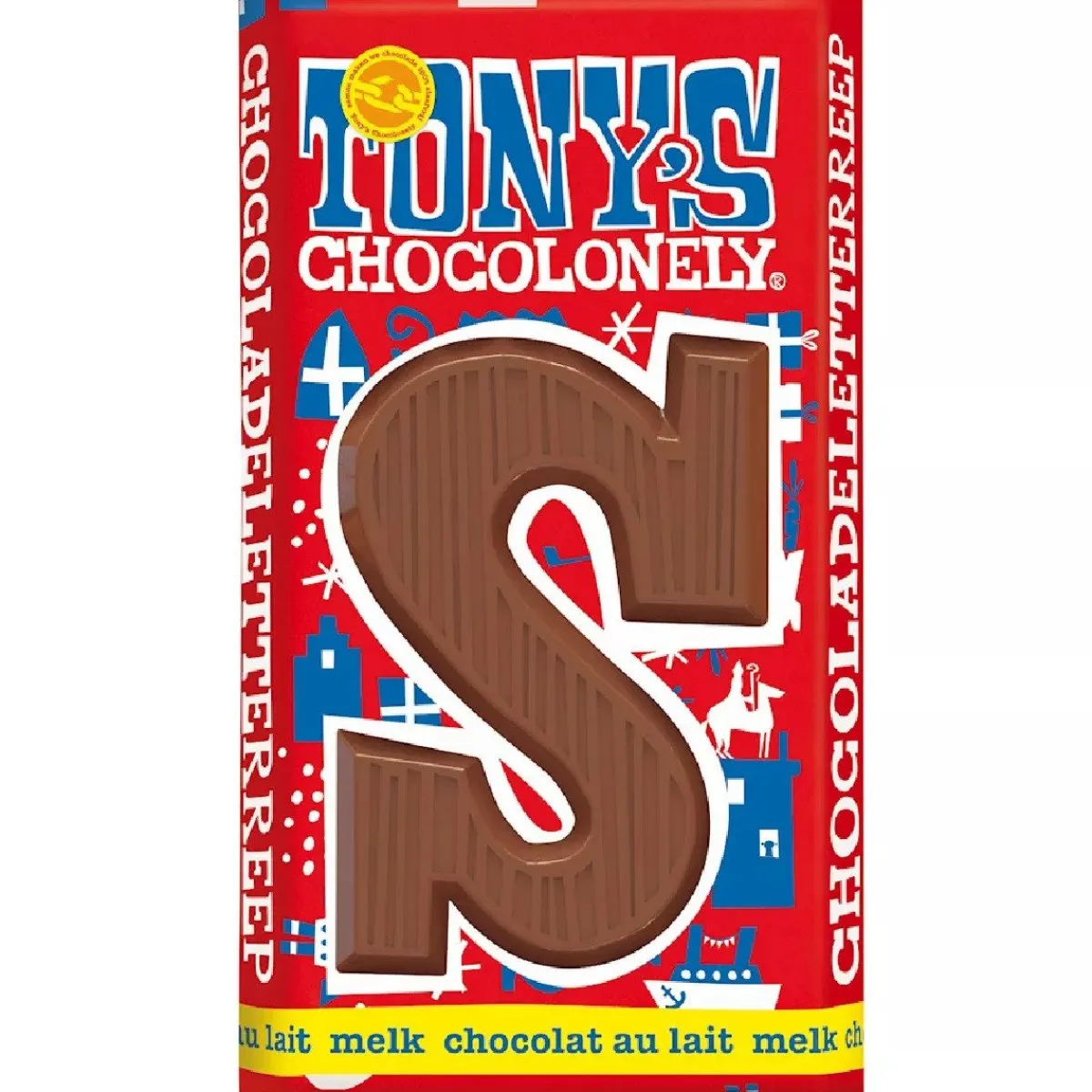 Overig Tony's Chocolonely Letterreep Melk - S - 180g Clearance