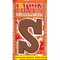Overig Tony's Chocolonely Letterreep Karamel Zeezout - S - 180g Sale