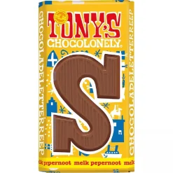 Overig Tony's Chocolonely Letterreep Melk Pepernoot - S - 180g Outlet