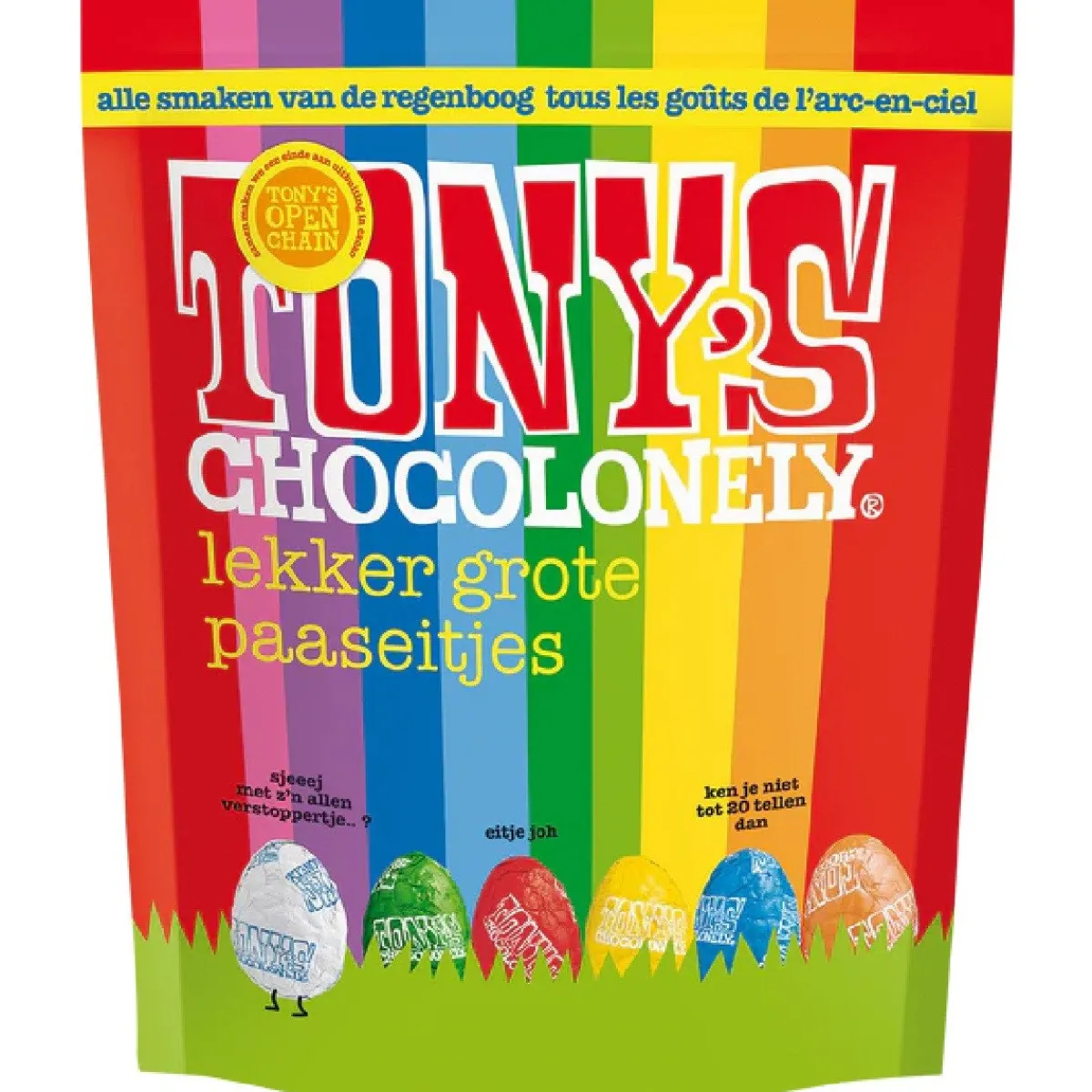 Overig Tony's Chocolonely Paaseitjes Assorti 230g New