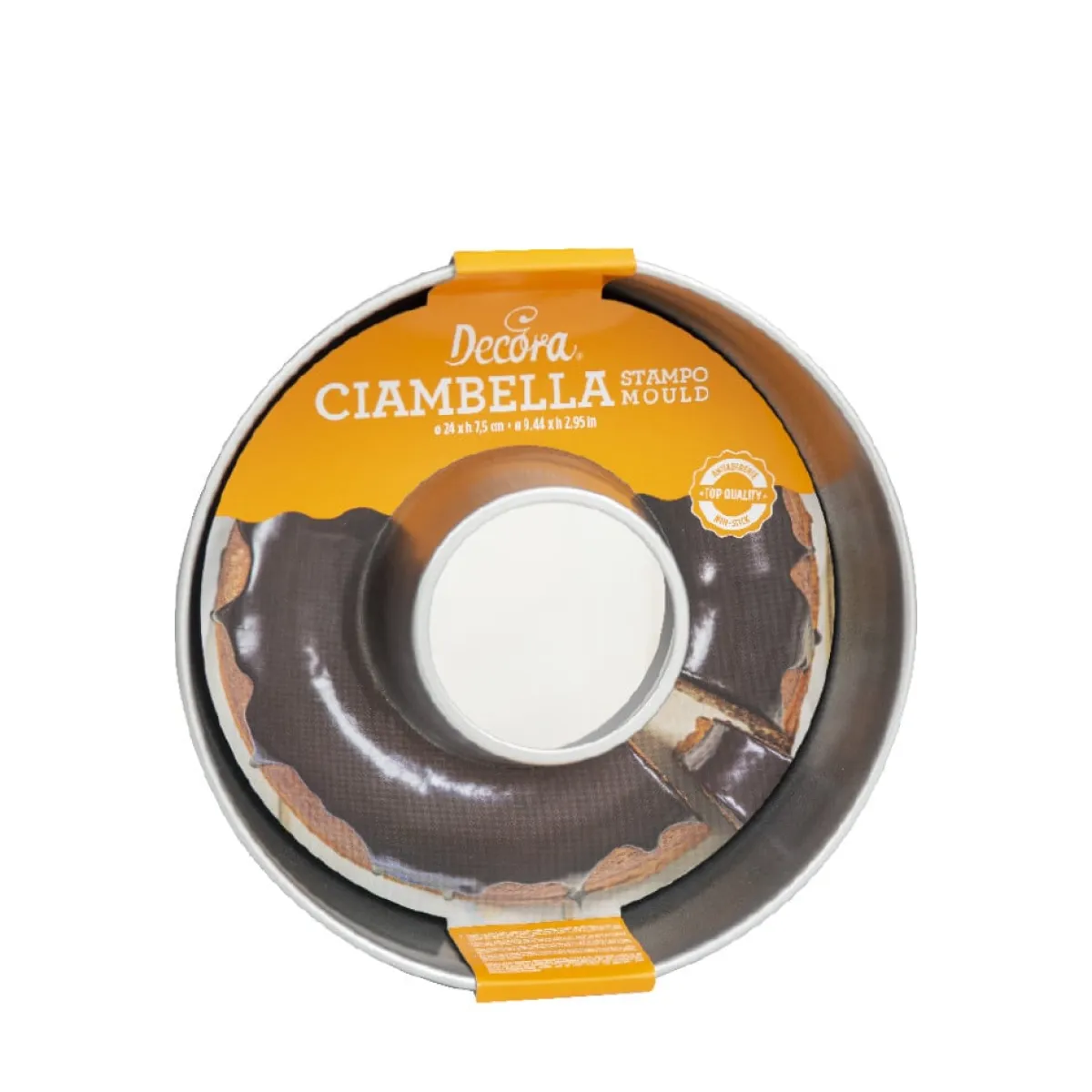 Decora Tulband Bakvorm Ciambella Ø24x7,5(h) cm