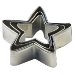 Overig Uitstekerset Ster (5 punten) Ø3,5-6,5cm Set/3