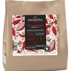 Valrhona Chocolade Druppels Puur Guanaja (70%) 1kg New