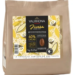Valrhona Chocolade Druppels Melk Jivara (40%) 1kg Hot