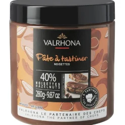 Valrhona Chocolade Hazelnootpasta 280g Outlet
