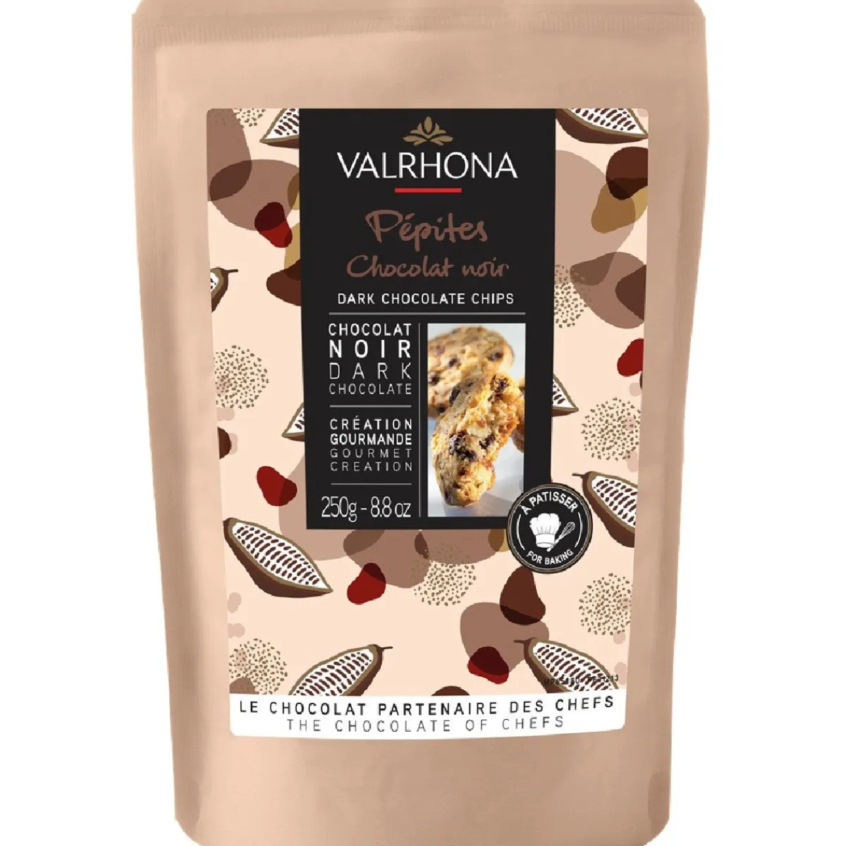 Valrhona Chocolate Chips Puur 250g Best