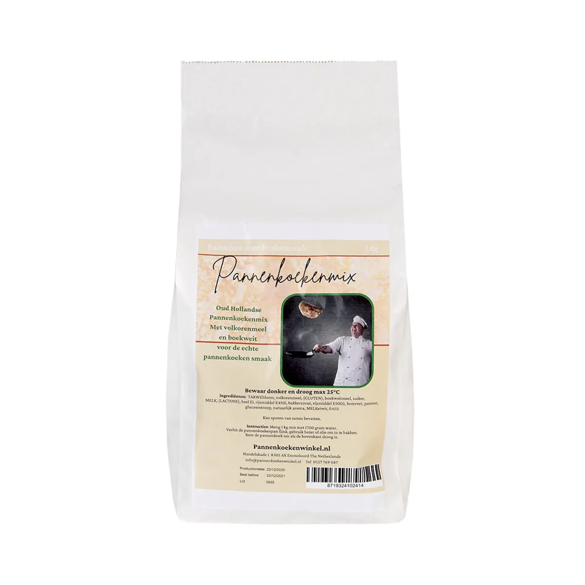 Van de Meester VanDeMeester Oud Hollandse Pannenkoekenmix 1kg