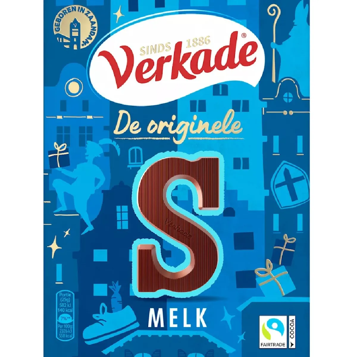 Overig Verkade Chocoladeletter Melk -Letter S- 135g Sale