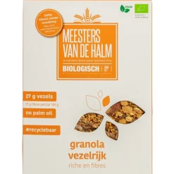 De Halm Vezelrijke Granola Biologisch 350g Hot