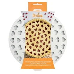 Decora Vlaaistans kunststof Hartjes Ø30cm 2-delig Discount