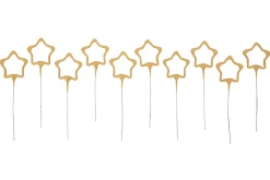 Overig Vuurwerk Sterretjes Stervorm Goud 10st. Clearance