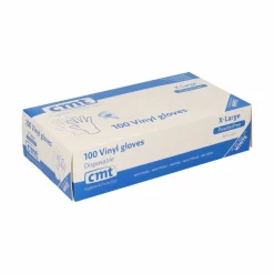CMT Wegwerp Handschoenen Vinyl Poedervrij Wit XL 100st. Sale