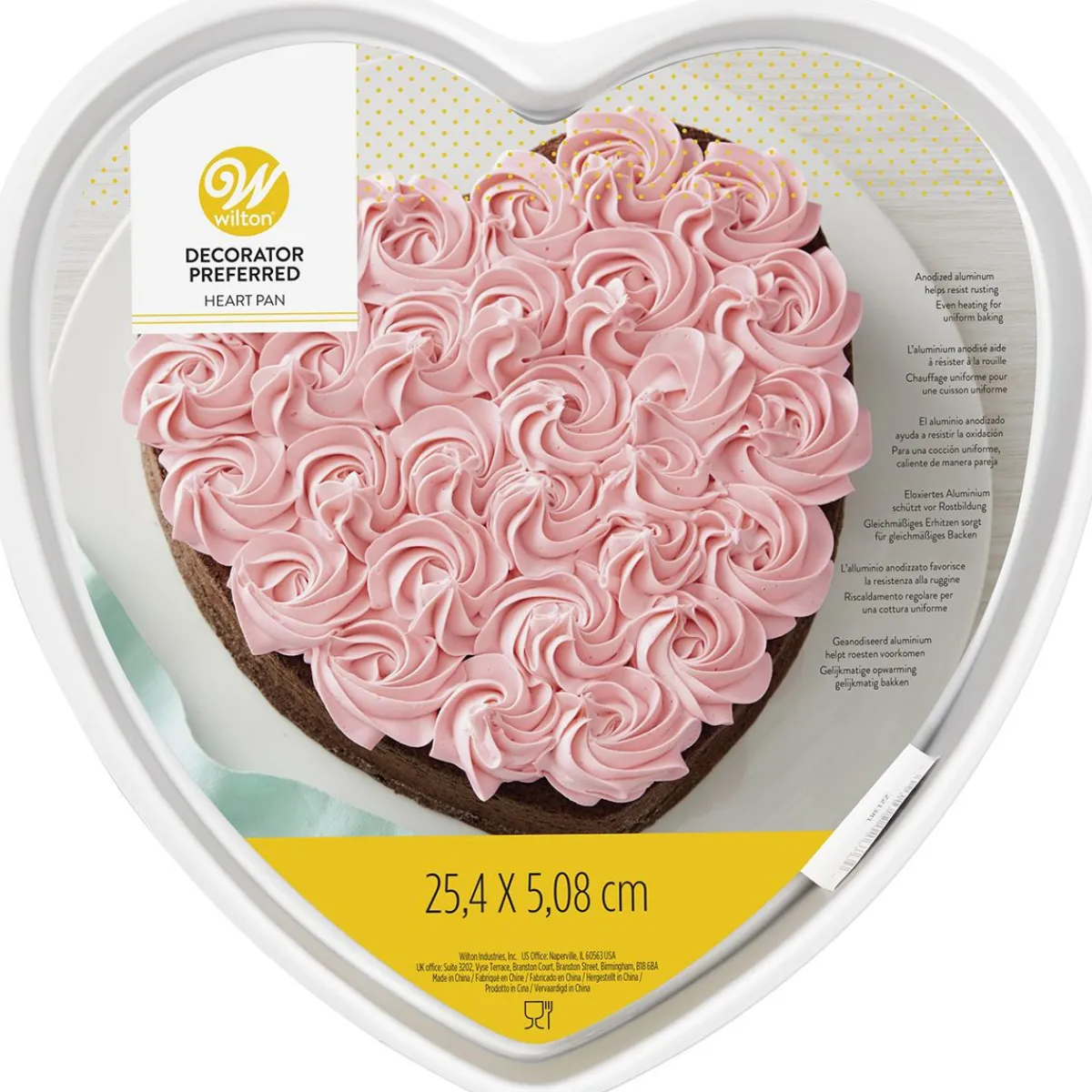 Wilton Bakvorm Hart 25x5cm Hot