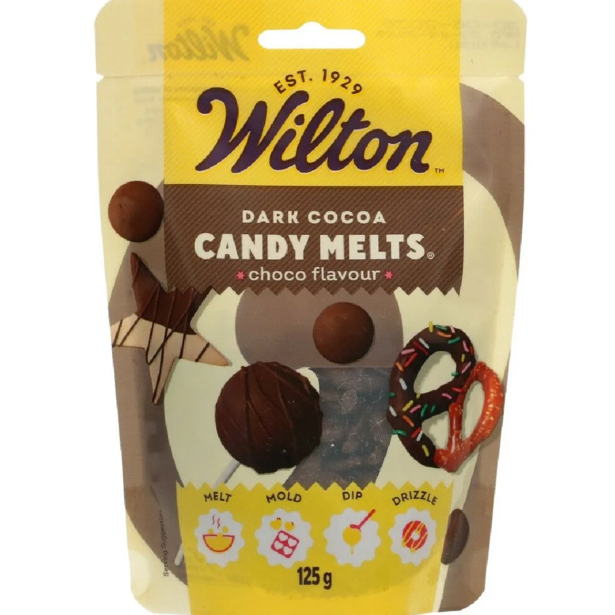 Wilton Candy Melts Donkere Cacao 125g Outlet