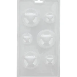 Wilton Chocolade Holvorm Halve Bollen (6x)** Clearance