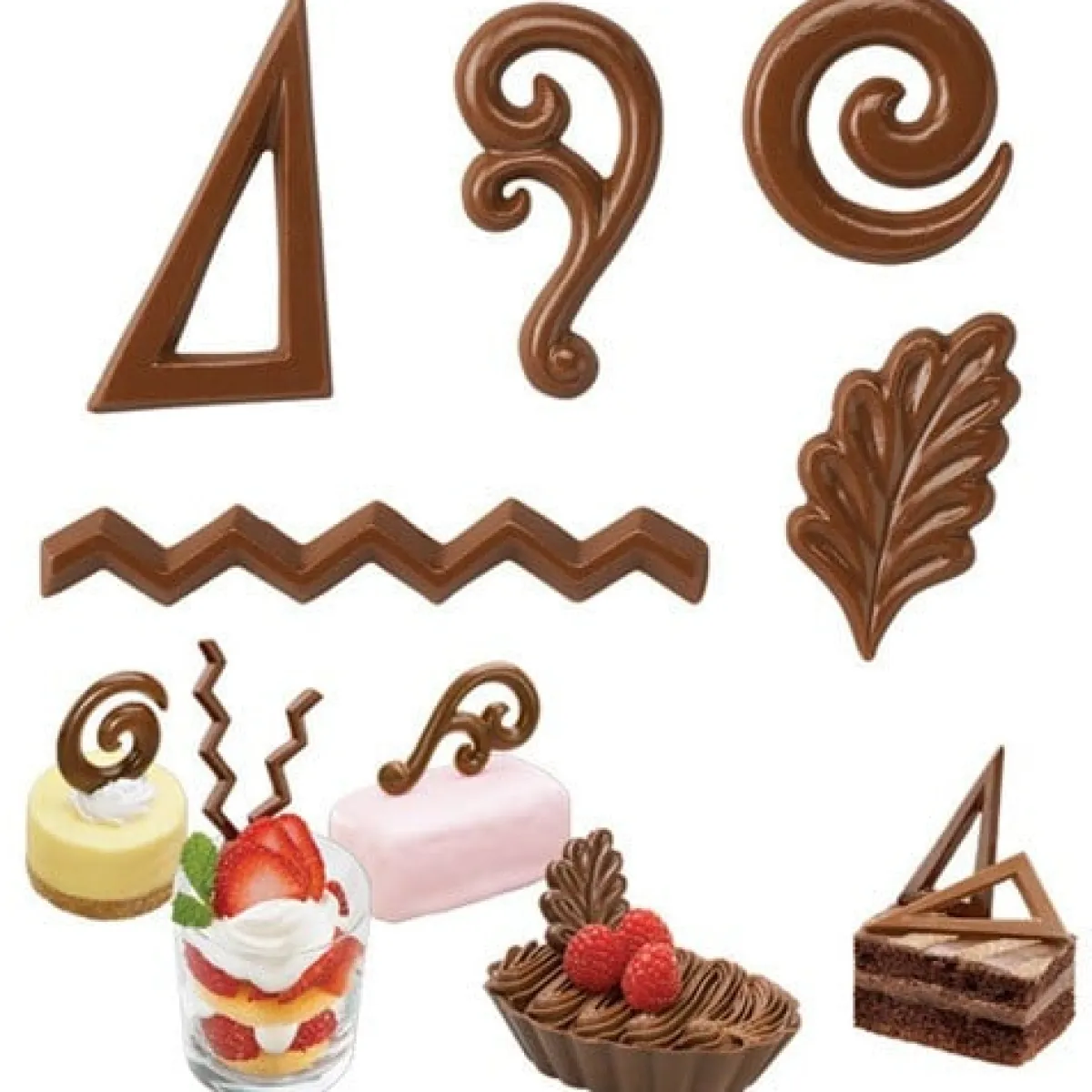 Wilton Chocolademal Galettes (10x) Hot