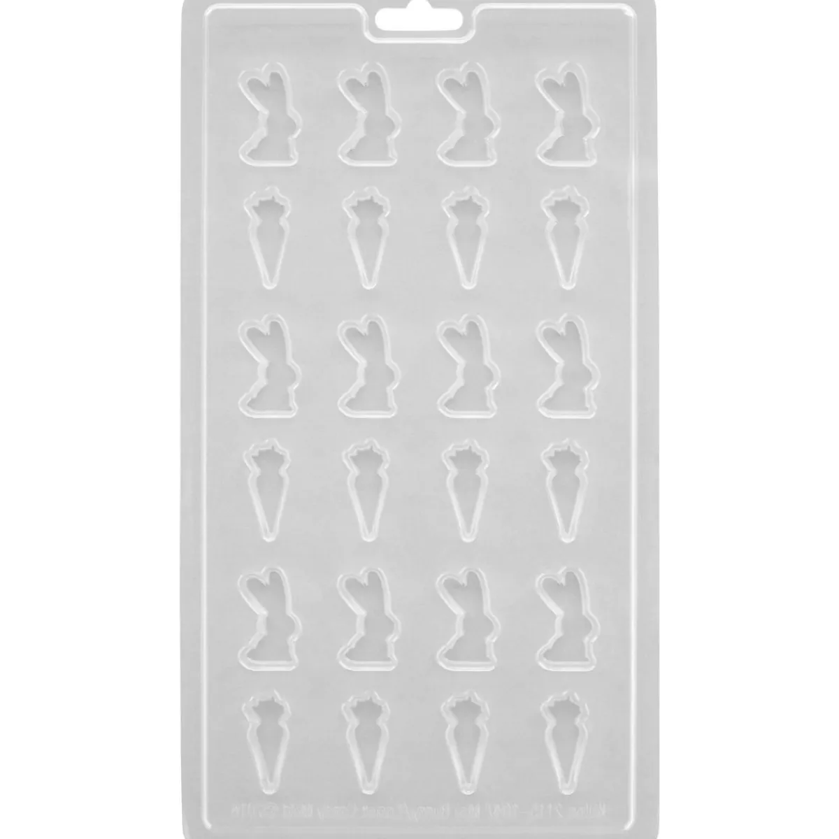 Wilton Chocolademal Wortel & Mini Konijn (24x)
