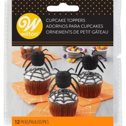 Wilton Cupcake Toppers Halloween Spinnen 12st Discount