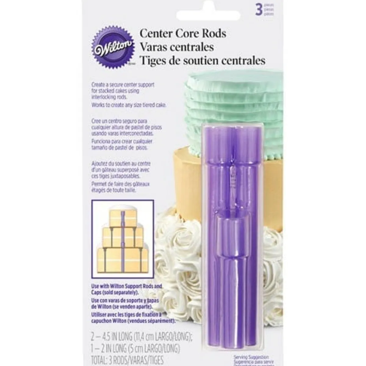 Wilton Dowel Rods Set/3 Hot
