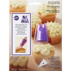 Wilton Duo-Spuitmondje Ster/Glad en 2 Spuitzakken** Sale