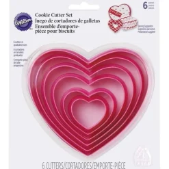 Wilton Hartjes Koekjesuitsteker Glad Set/6 Sale