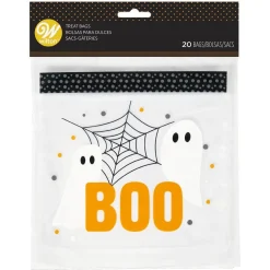 Wilton Hersluitbare Traktatiezakjes Halloween Boo 20st Clearance