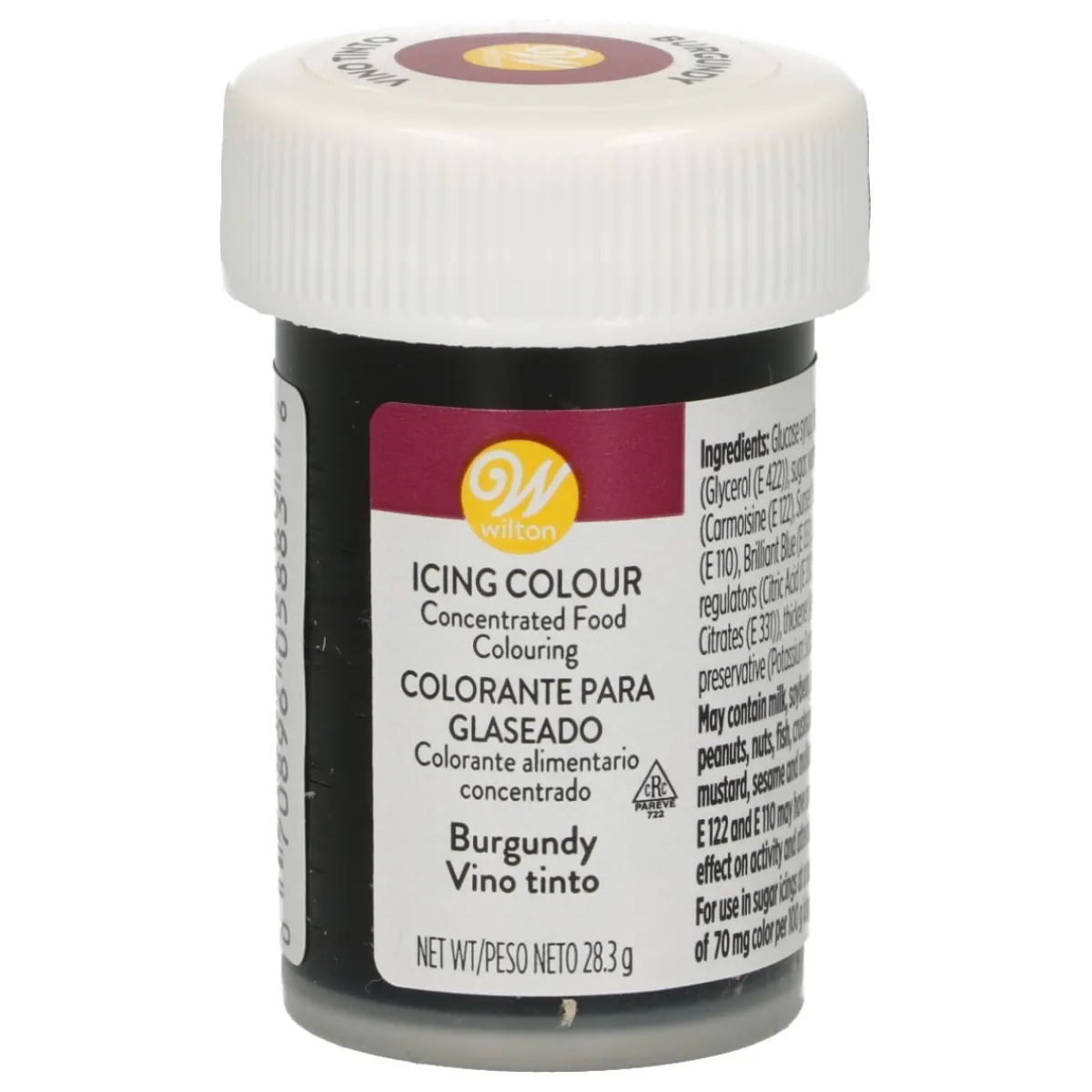Wilton Kleurstof Gel Bordeaux Rood 28g Clearance