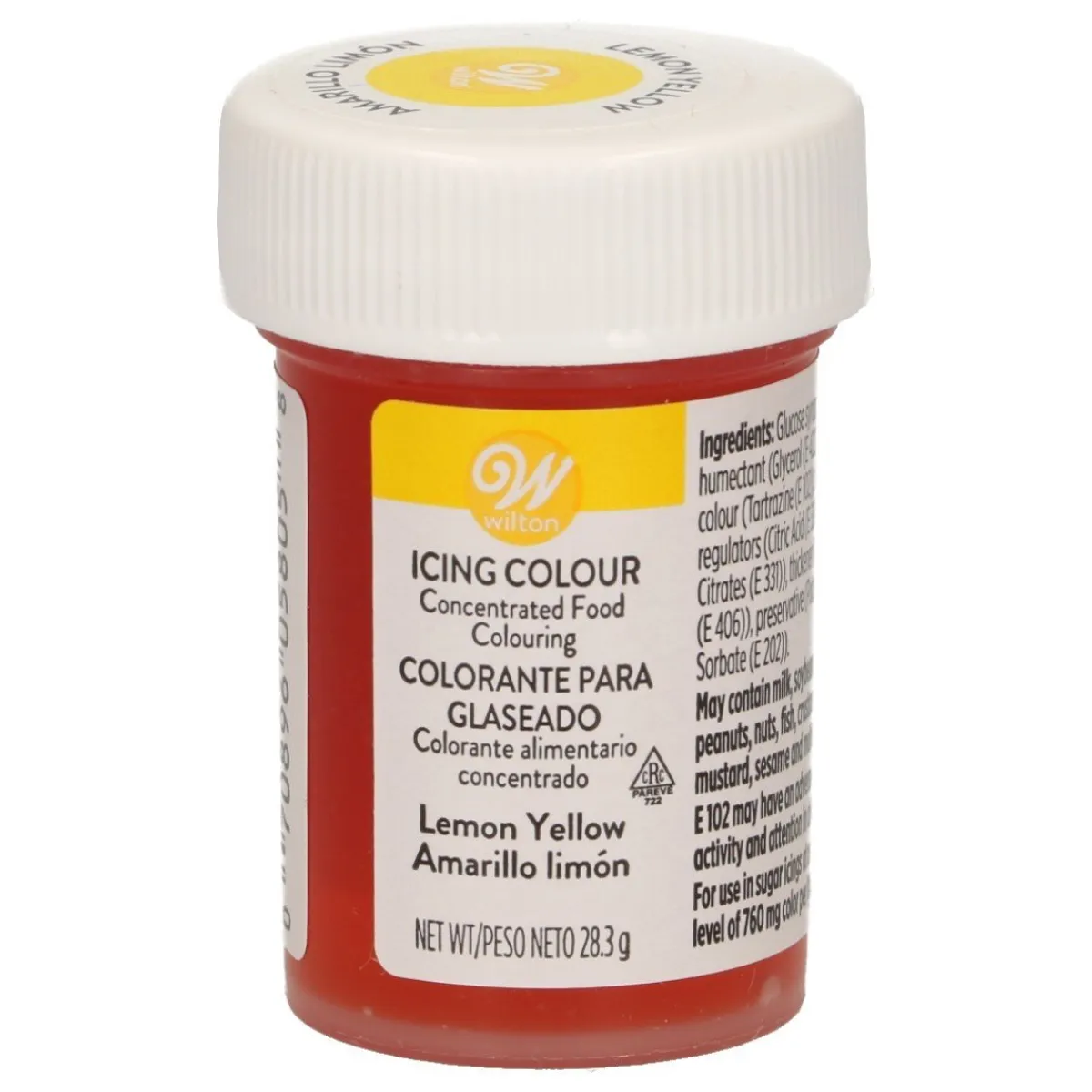Wilton Kleurstof Gel Geel 28g New