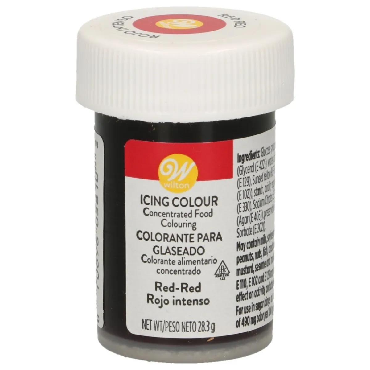 Wilton Kleurstof Gel Rood Rood 28g Hot