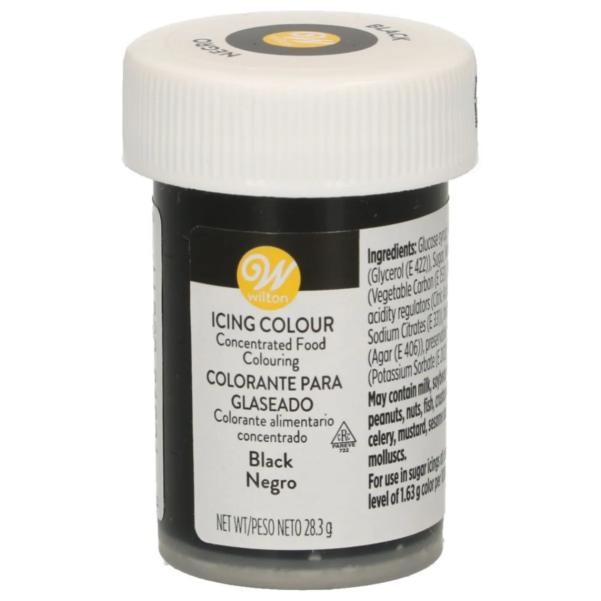 Wilton Kleurstof Gel Zwart 28g Hot