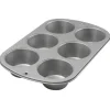 Wilton Muffin / Cupcake Bakvorm Jumbo 6 stuks New