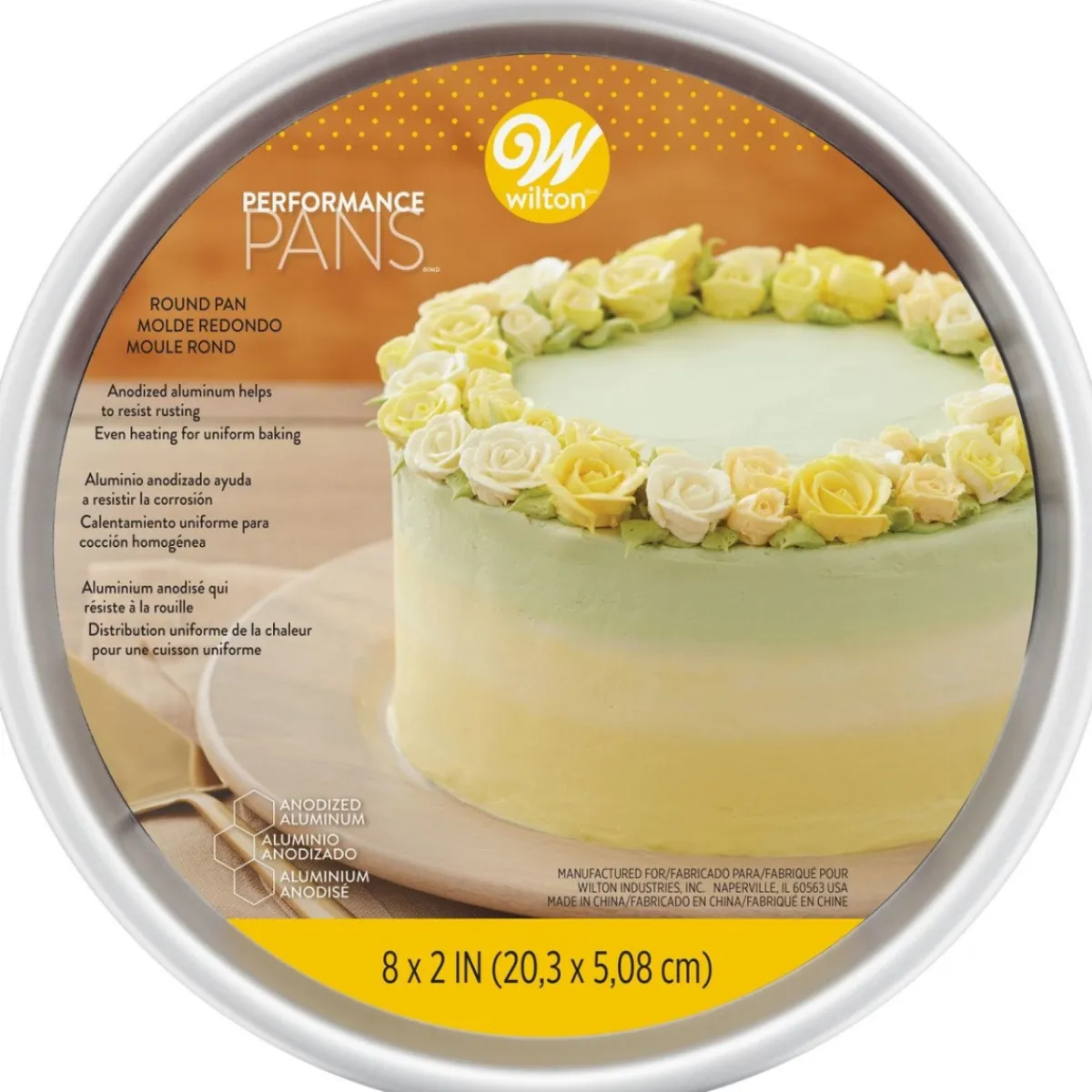 Wilton Performance Taartpan Rond Ø20x5cm New