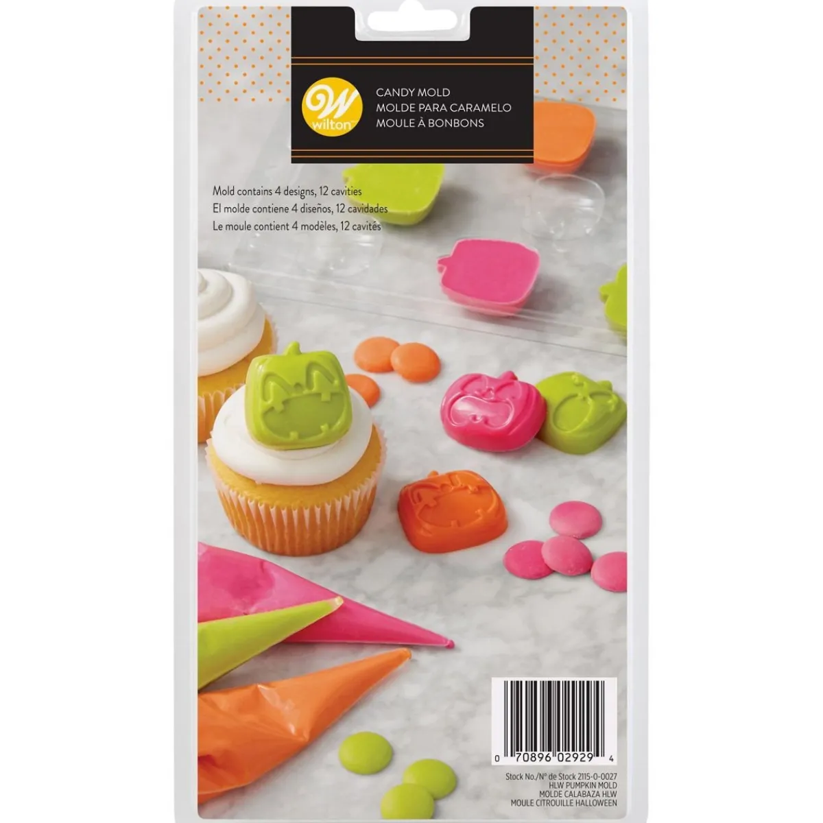 Wilton Plastic Bonbonvorm Pompoen (12x) Outlet