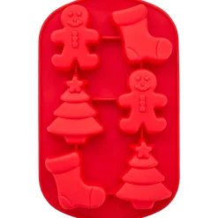 Wilton Siliconen Bakvorm Sok-Gingerbread-Kerstboom (6) New