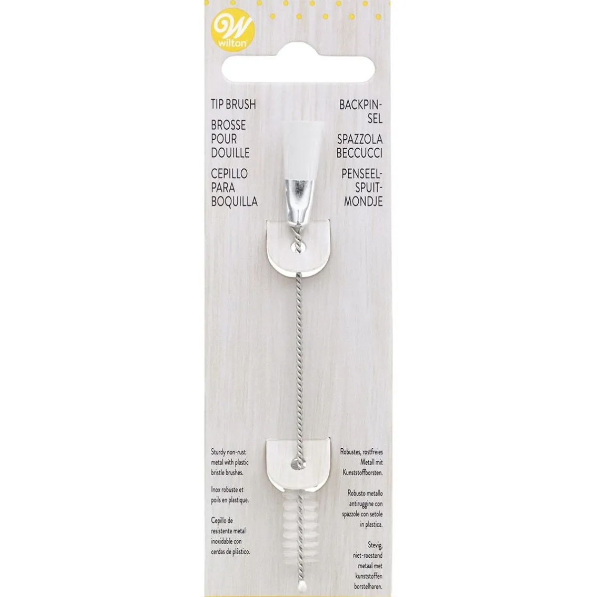 Wilton Spuitjesborstel dubbel (10cm) Clearance