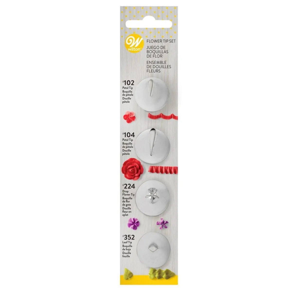 Wilton Spuitmondjes Set (#102, #104, #224, #352) Online