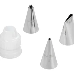 Wilton Spuitmondjes Set (#3, #18, #104, adapter) New