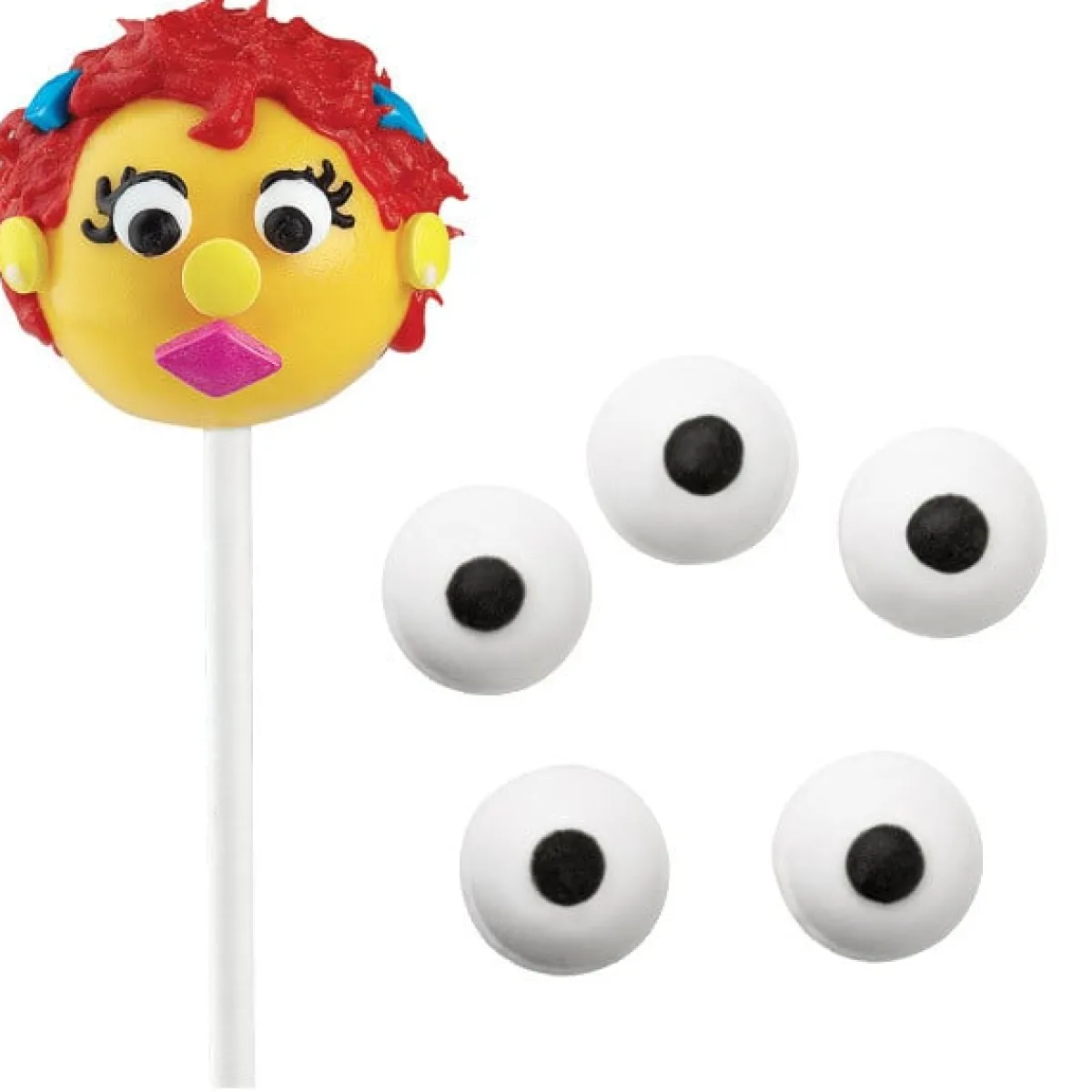 Wilton Suikerfiguren Oogjes 57g (Ø10mm)