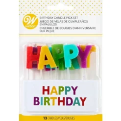 Wilton Taartkaarsjes Happy Birthday Set/13 Clearance