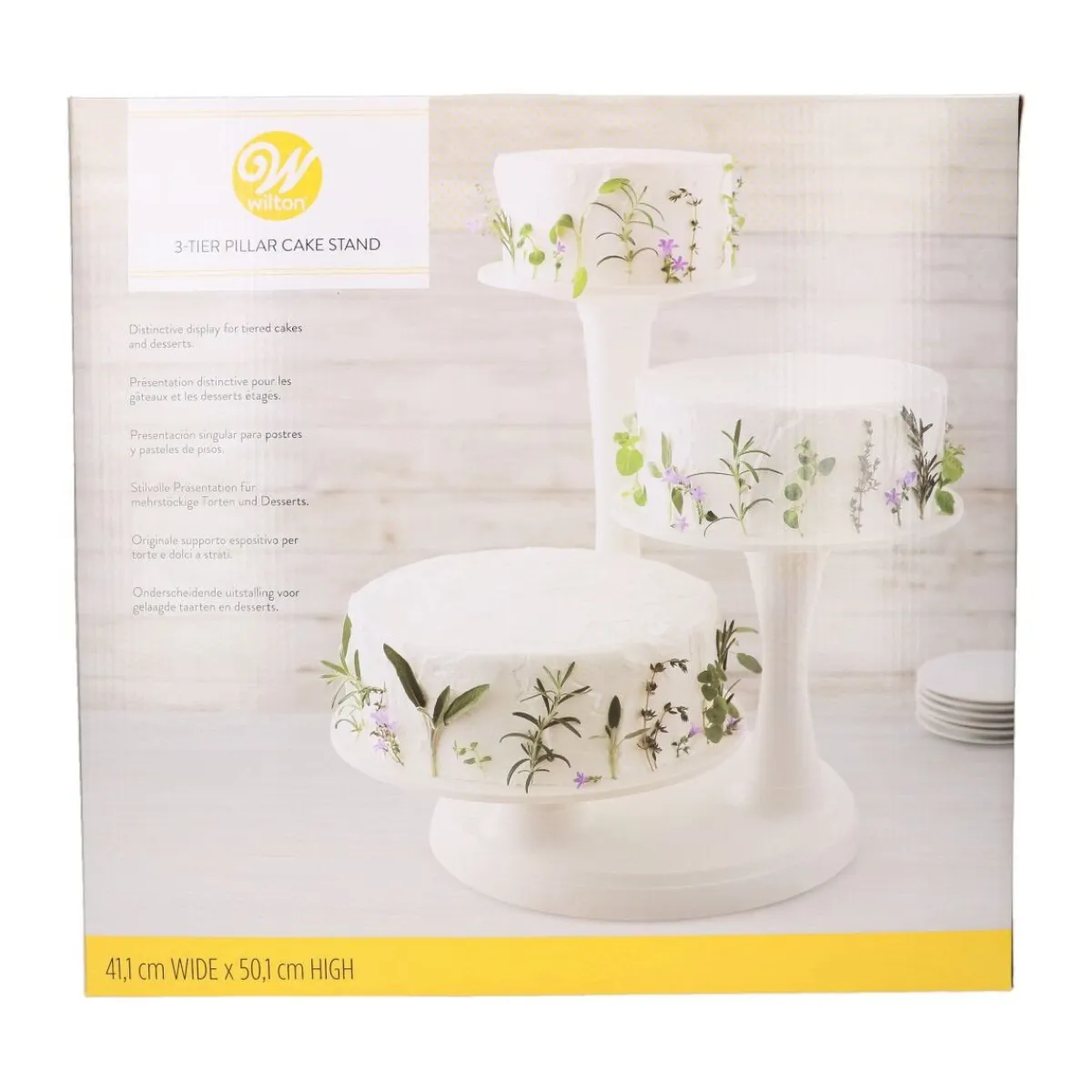 Wilton Taartstandaard 3 Etages Wit Outlet