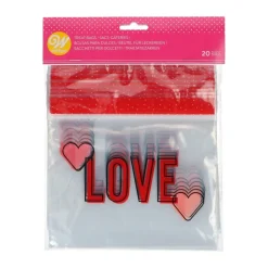 Wilton Traktatiezakjes Hersluitbaar Love 20st Sale