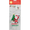 Wilton Traktatiezakjes Kerstman Merry & Bright 20st Discount
