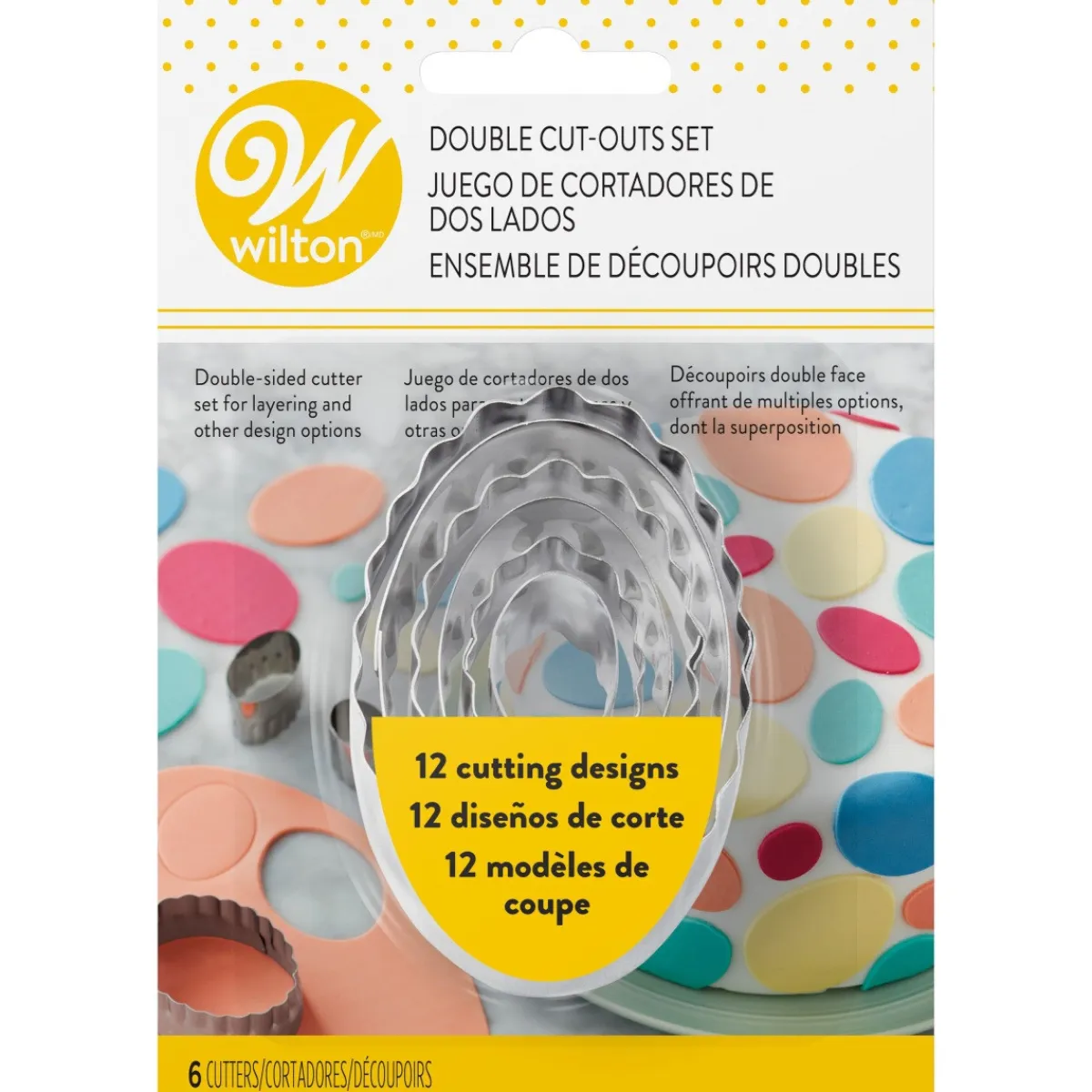 Wilton Uitstekers Ovaal Dubbelzijdig Set/6