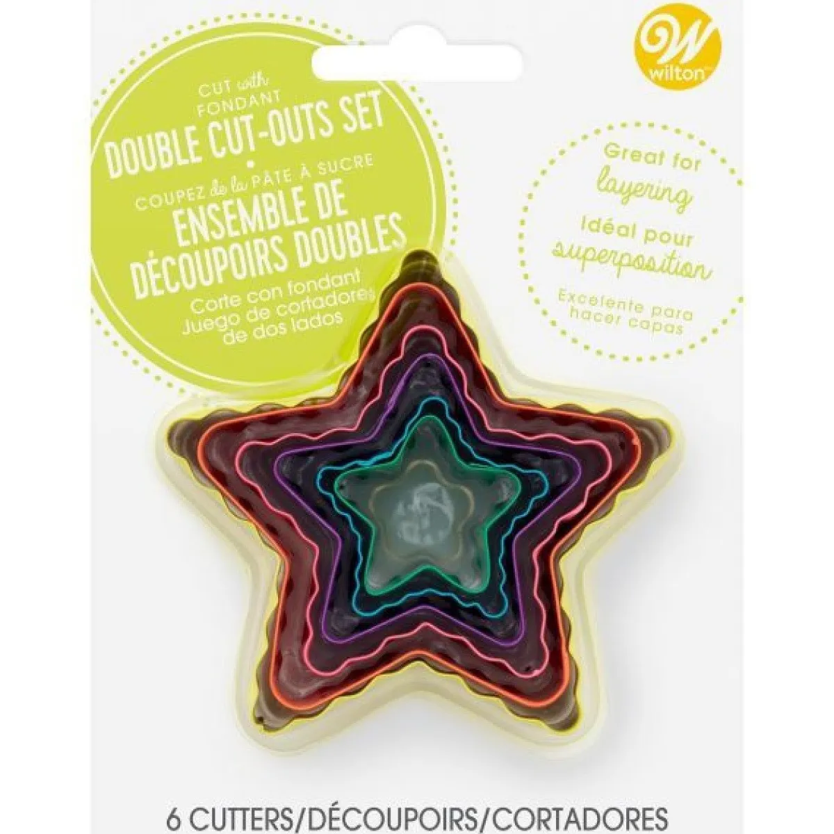 Wilton Uitstekers Ster Dubbelzijdig Set/6 Sale