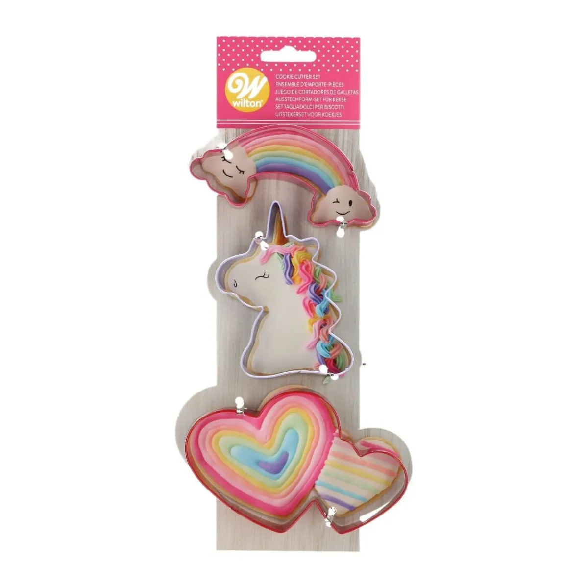 Wilton Uitsteker Unicorn Set/3