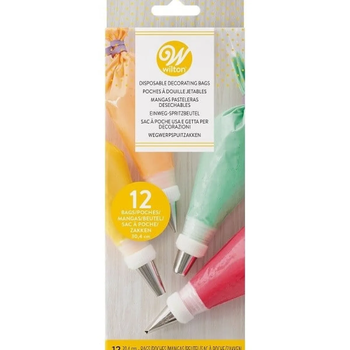 Wilton Wegwerp Spuitzakken 30cm 12 stuks Outlet